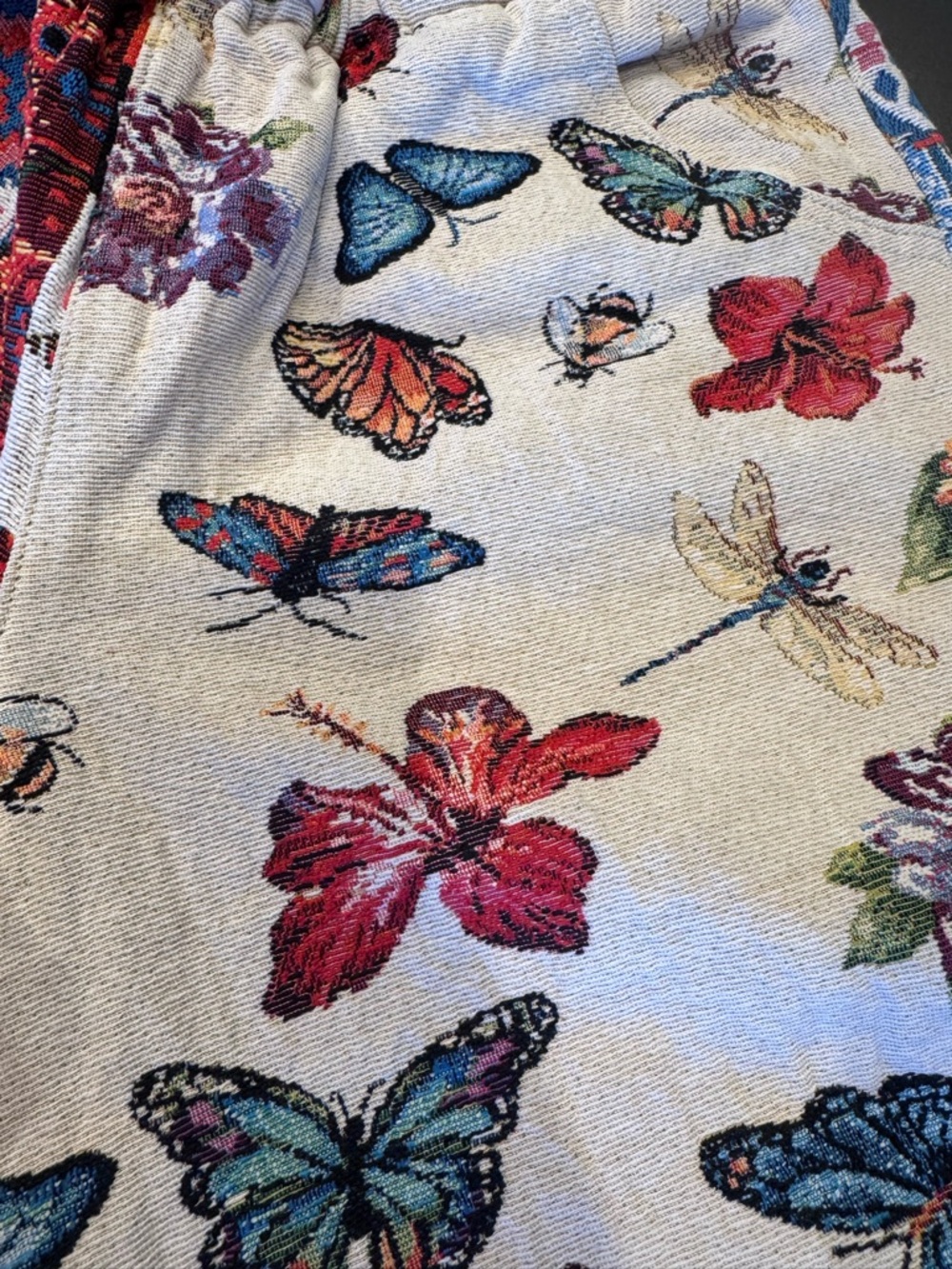 POL Flutterbloom Pants - Cream Multi, Size Small - Picture 4 of 14